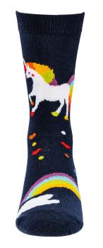 6 Paar TippTexx 24 Kinder ABS Stoppersocken Einhorn